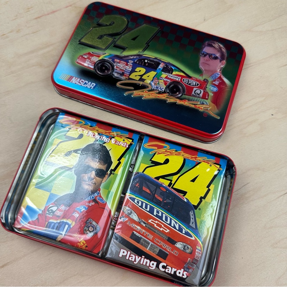 NASCAR Jeff Gordon playing cards